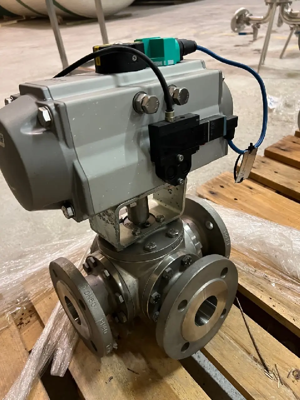 Electrovanne atex d'occasion inox 316 4 voies dn50_0