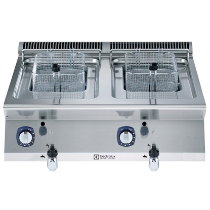 FRITEUSE À POSER À GAZ ELECTROLUX 2 X 7 LITRES XP700