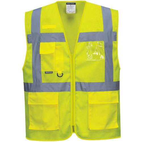 GILET HAUTE-VISIBILITÉ MESHAIR ATHÈNE C376 JAUNE L - PORTWEST