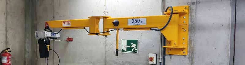 Grue d'atelier à flèche murale articulée - Ref. 17.1 - 50 kg à 1 000 kg - Bras jusqu'à 6 mètres_0