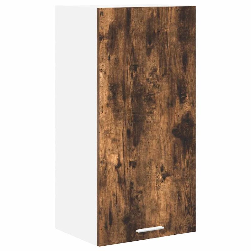 Helloshop26 - Armoire suspendue moderne design épuré rangement efficace 40 x 31 x 80 cm en bois d'ingénierie blanc 02_0053301 - blanc Bois massif 3_0