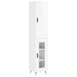 Helloshop26 - Buffet bahut commode armoire meuble de rangement organisateur cuisine salle de séjour salon haut brillant 34,5 x 34 x 02_0032859 - 3000_0