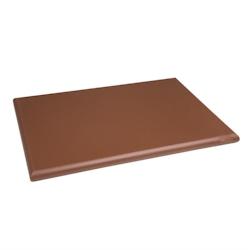 Planche à découper marron 25 x 450 x 300 mm haute densité - Hygiplas - marron plastique J035_0