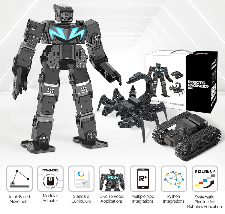 KIT ROBOT CONSTRUCTION PROGRAMMATION JOUET ÉDUCATIF HUMANOÏD ROBOTIS ENGINEER KIT 2 ROBOTIS_0