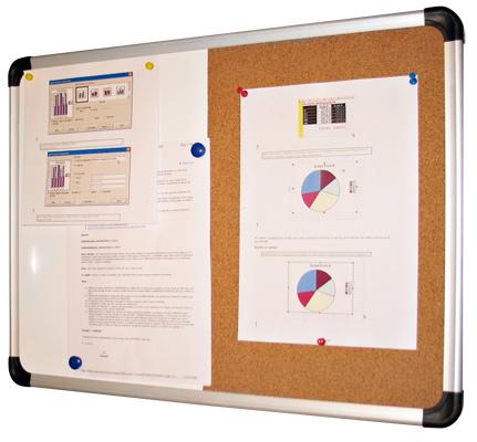 PANNEAU D\'AFFICHAGE ET D\'ÉCRITURE ULMANN MIXTE 90 X 150 CM - MANUTAN COLLECTIVITÉS