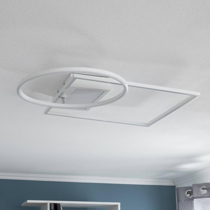 LINDBY GEONA PLAFONNIER LED CCT DIMMABLE BLANC
