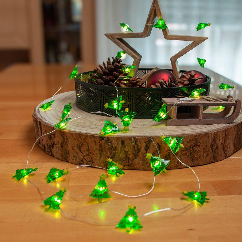 LINDBY GUIRLANDE LUMINEUSE LED MOTJE, SAPIN DE NOËL, 320 CM, IP20