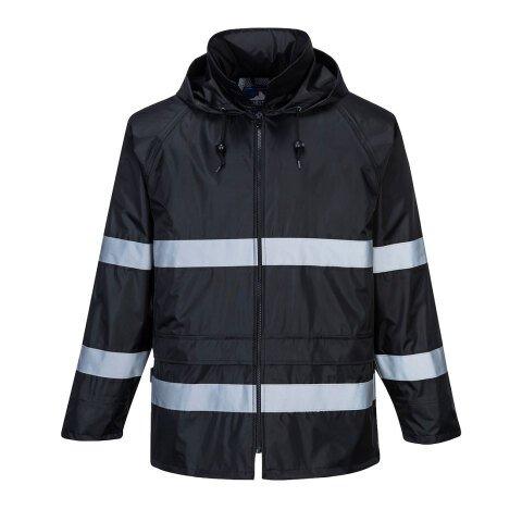 LOT DE 2 - PORTWEST F440 VESTE DE PLUIE IONA CLASSIC NOIR - TAILLE 4XL