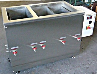 Machine de nettoyage par ultrasons industriel en acier inoxydable 316L - Capacité 316 litres - EURO-TECH_0