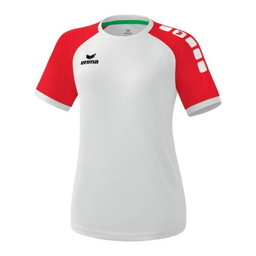 MAILLOT DE FOOT FEMME - ERIMA - ZENARI 30 BLANC/ROUGE
