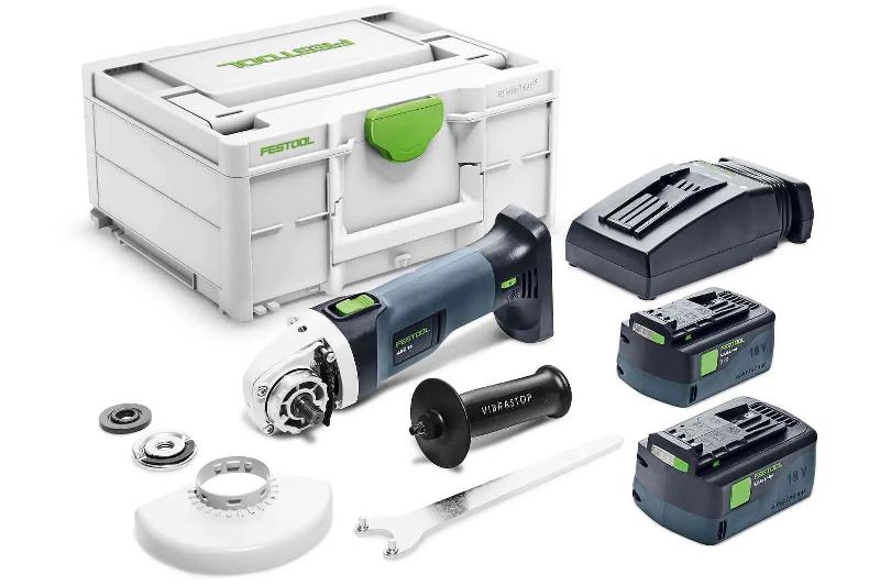 Meuleuse d'angle sans fil Festool AGC 18-125 EB-Basic - 18V - 2 batteries 5,2Ah + chargeur en coffret - 577031 - 824289_0