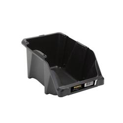 Perel Bac à bec, empilable, plastique, 152 x 245 x 122 mm, noir - OMSB25_0