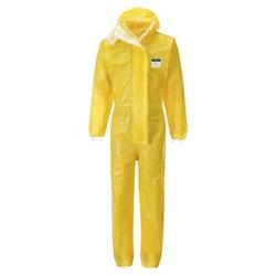 Portwest - Combinaison jetable Biztex Microporeux jaune Type 3/4/5/6 Jaune Taille 2XL - XXL jaune plastique polypropylène 5036108252329_0