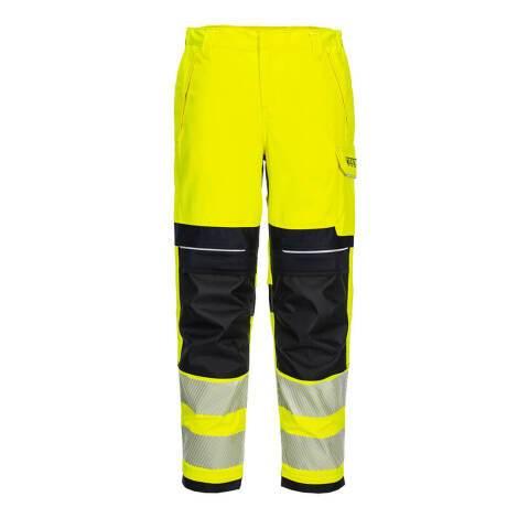 PORTWEST FR409 PANTALON DE TRAVAIL POUR FEMMES PW3 FR MODAFLAME HV JAUNE/NOIR - TAILLE 28 - STANDARD