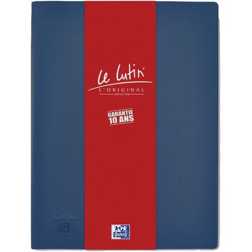 PROTÈGE DOCUMENTS OXFORD LE LUTIN A4 20 VUES PVC - BLEU