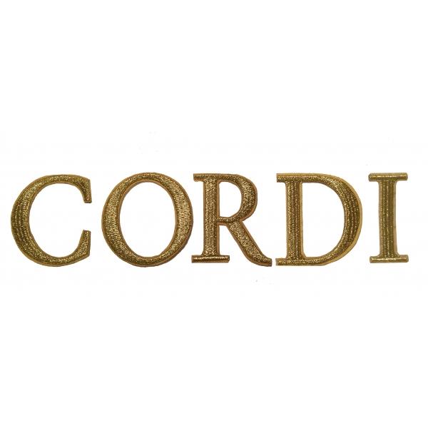 pochette message brodé