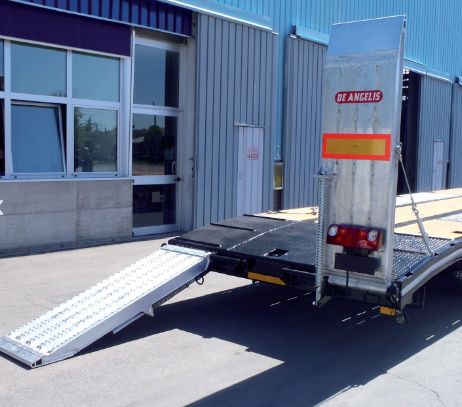 Rampes de chargement en aluminium - CLM - pour véhicules avec chenilles en fer - charge jusqu'à 50 000 kg_0