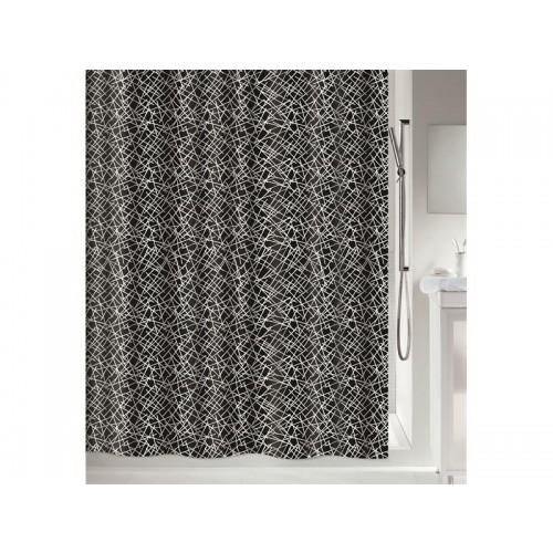 RIDEAU DE DOUCHE - POLYESTER - 180 X 200CM - LINES SPIRELLA