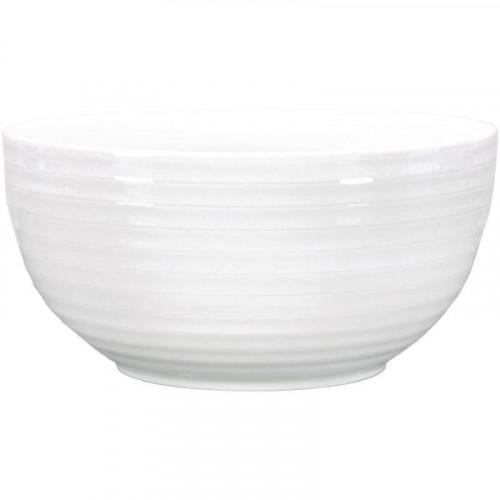 SALADIER EN PORCELAINE BLANCHE INTENZZO - H.110 MM X Ø 230 MM