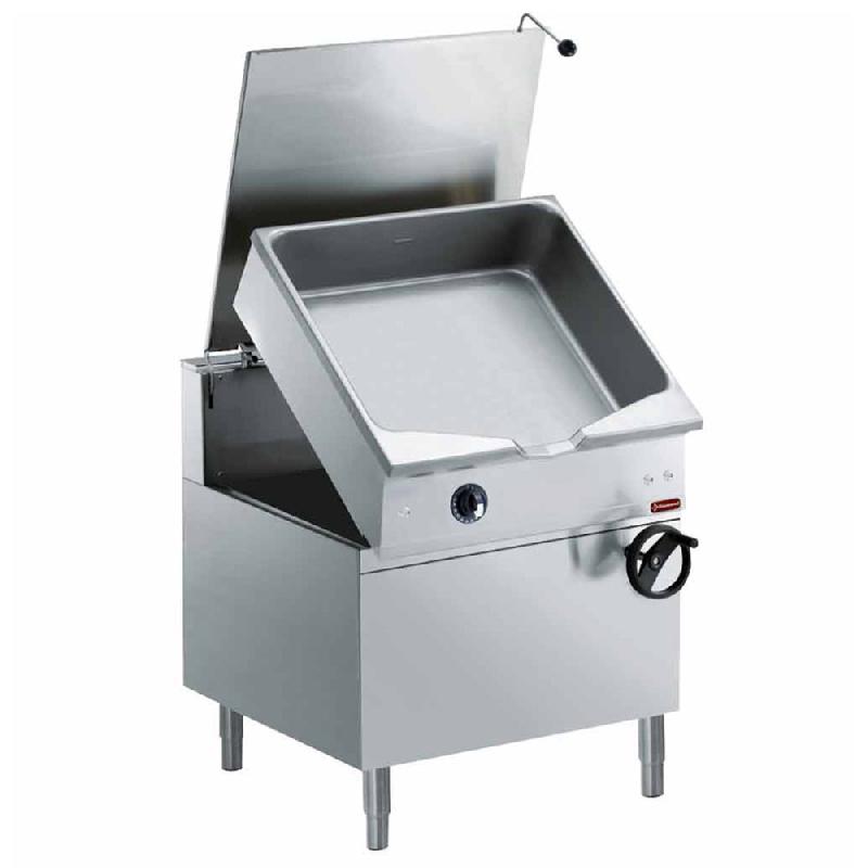 Sauteuse gaz basculante automatique cuve duomat 100 litres sur meuble - PG22/BA12C-N_0