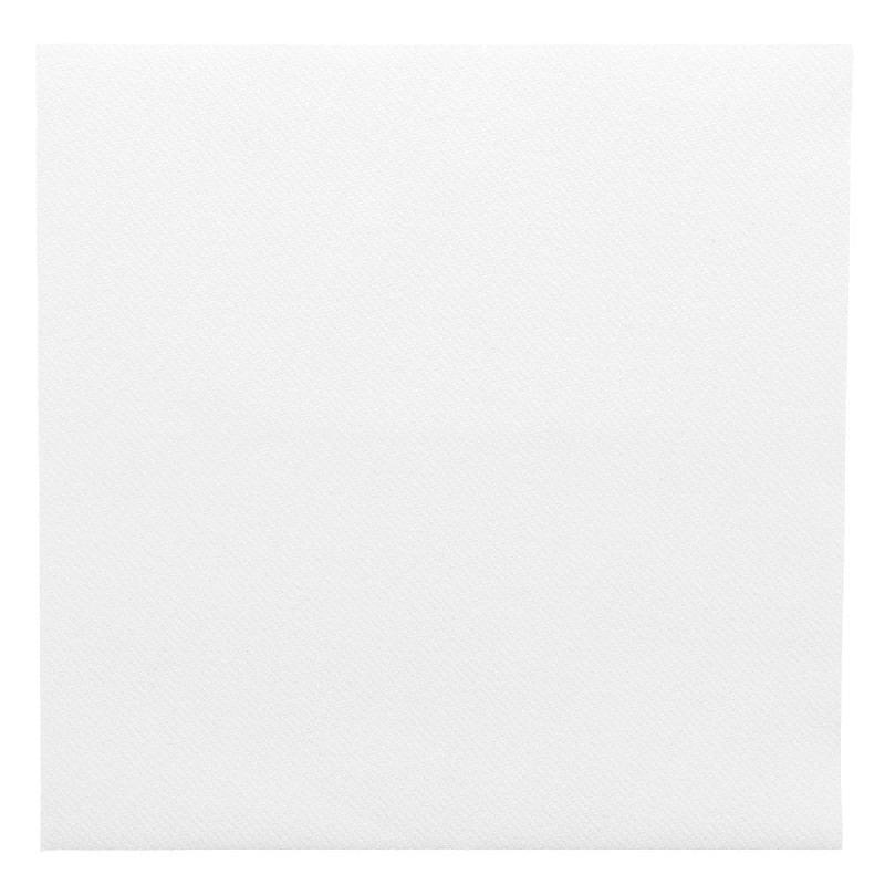 Serviette intissé blanc 40x40cm - par 700_0