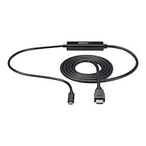 STARTECH.COM USB C VERS HDMI - CÂBLE ADAPTATEUR USB TYPE C VERS HDMI DE 1 M - COMPATBILE THUNDERBOLT 3 - CONVERTISSEUR USB C - 4K 30 HZ - ADAPTATEUR VIDÉO EXTERNE