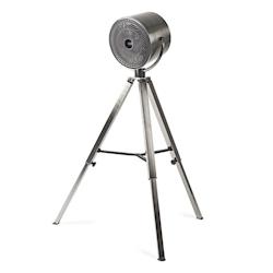 Ventilateur Avec Trépied  25 Cm De Diamètre  3 Vitesses  Métal Brossé Usage Non Intensif Nedis - 3665476901991_0
