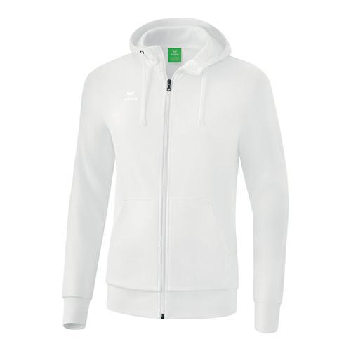VESTE SWEAT À CAPUCHE ENFANT - ERIMA - BLANC