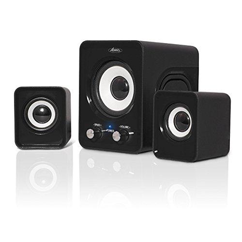Advance SoundPhonic SP-U803BK - Enceintes PC / Stations MP3 - 2.1 USB - Noir - RMS 1.5 W_0