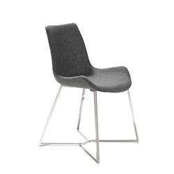 AC ANGEL CERDA Angel Cerdá Chaise en tissu gris foncé 4009C 54 x 58 x 82 - gris textile 8435631001096_0