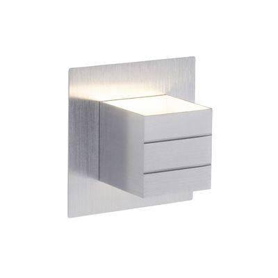 APPLIQUE MURALE AVEC INTERRUPTEUR FIXED 1X6W LED INTÉGRÉE ALUMINIUM - BRILLIANT - G94330_21_0