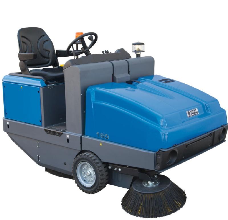 Balayeuse autoportée PB 180 GPL ISAL - largeur de travail jusqu'à 180 cm - bac à déchets 500 L_0