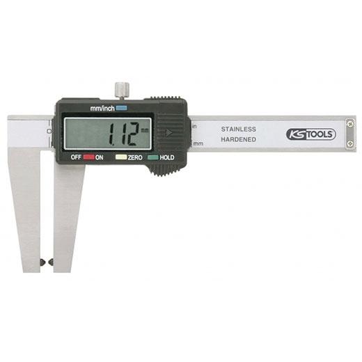 Calibre à coulisse digital en inox pour disque de frein KS TOOLS - 0 à 60 mm - Précision +/- 0,01 mm_0