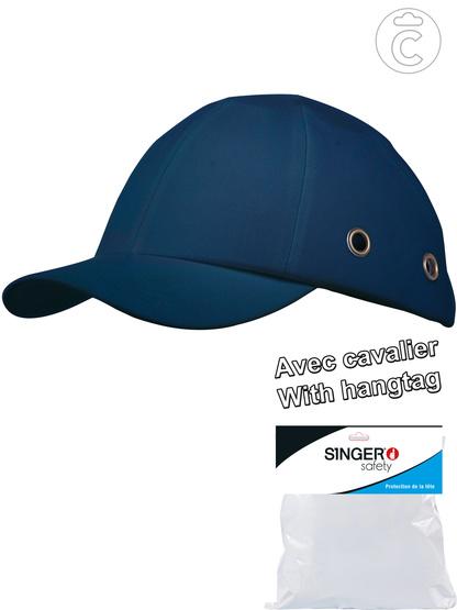 Casquette anti-heurt. Coque abs. Coloris bleu._0