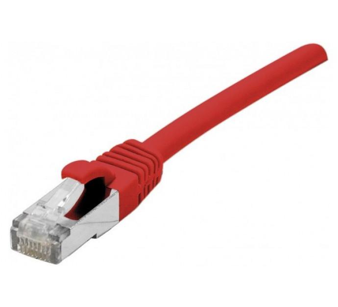 Cordon RJ45 Catégorie 5e F/UTP Snagless Rouge - 0,5 m - 973081 - Blindage aluminium et conducteur cuivre_0