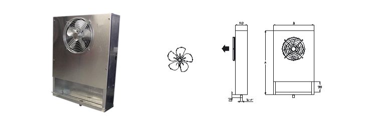 Cv-sv - Évaporateur - Sereva - Température moyenne -5°C - Pour comptoirs et refroidisseurs de bouteilles_0