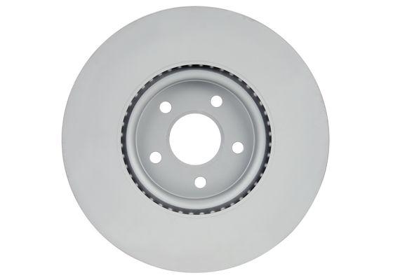 Disque de frein ventilé Bosch 0986479680 - Avant - 5 trous - Épaisseur 25 mm_0