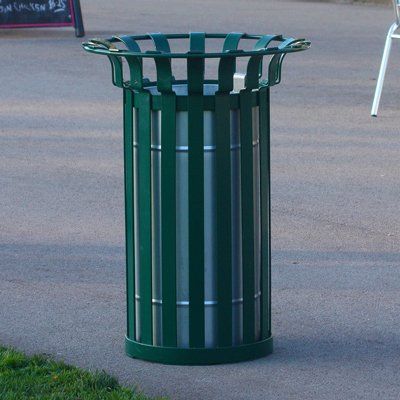 Everglade - poubelle publique - Glasdon - 60 litres - résistance exceptionnelle et intempéries_0