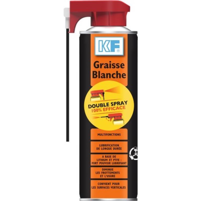 Graisse blanche à base de lithium + ptfe, aérosol double spray 500ml net_0