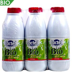 Lait entier en bouteille - 6 x 1 l - DELISSE