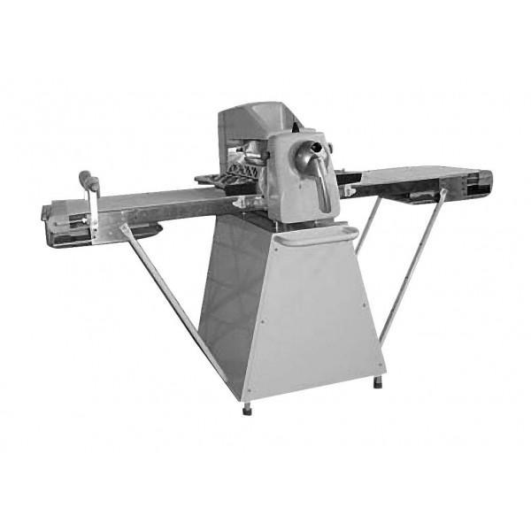 Laminoir mécanique STS 514 - sur socle avec moteur intégré et tables relevables en inox_0