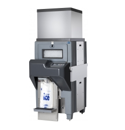 Machine à glaçon DB 650 SA - distributeur et ensacheur automatique - capacité 295 kg - finition inox_0