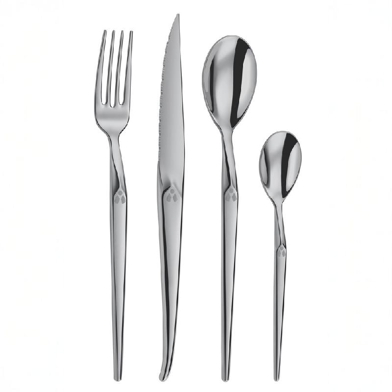 Ménagère 16 pièces satin laguiole emotion -  Argent Autre Acier Tarrerias Bonjean 8x15 cm - argenté 3118220049451_0