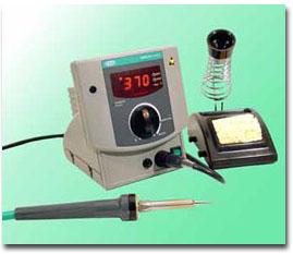 Station de soudage antistatique 230V/24V - fer à souder 40W, 50W ou 100W - régulation microprocesseur_0