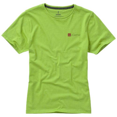 T-shirt manches courtes pour femmes Nanaimo 38012684 - col tricot plat et 100% coton peigné Ringspun_0
