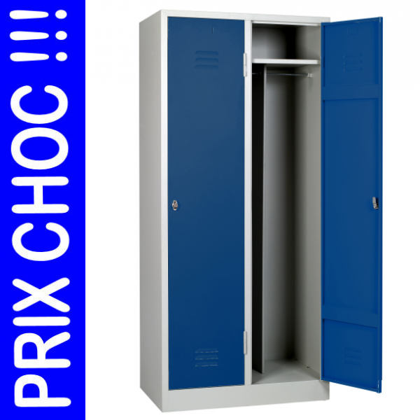 Vestiaire industrie salissante monobloc ECO Monobloc 2 cases_0