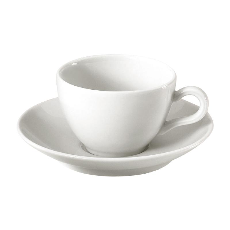SOUS TASSE À DÉJEUNER ROND BLANC PORCELAINE Ø 16 CM BERNARD PILLIVUYT