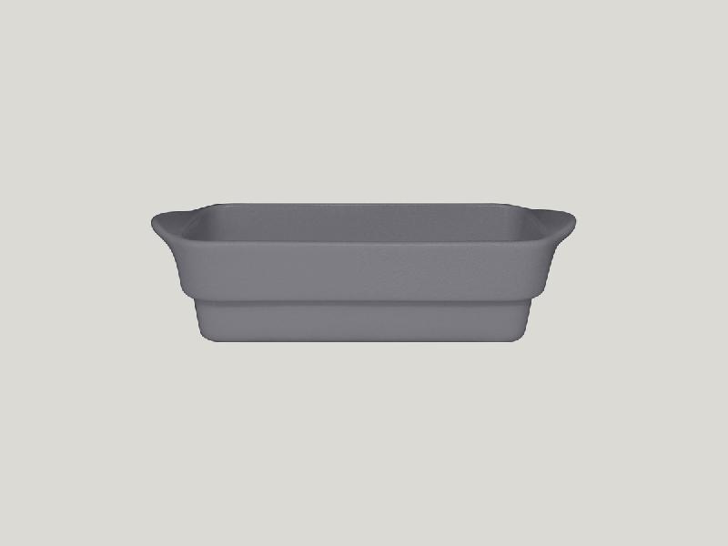 TERRINE RECTANGULAIRE GRIS PORCELAINE 20X10 CM CHEFS FUSION RAK