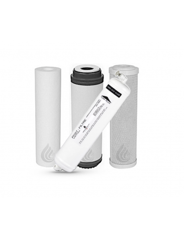 Kit de renouvellement CP500 - 3 pré-filtres + post-filtre - Norme WQA_0