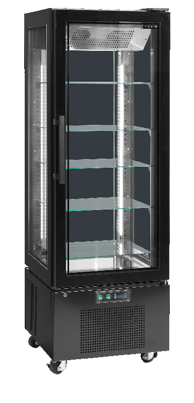 Armoire vitrée réfrigérée TEFCOLD UPD400-C - Froid positif - Double vitrage, inox et éclairage LED_0